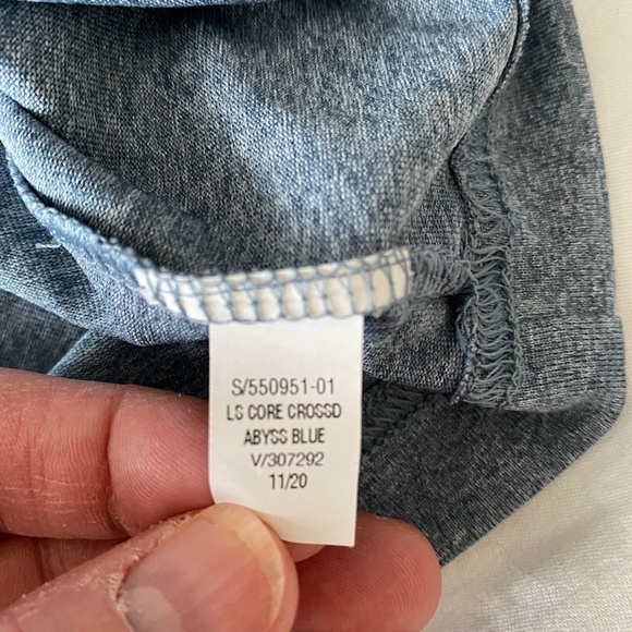 Old Navy Active Men's Grayish-Blue Long Sleeve T-shirt Size XXL - Picture 5 of 9